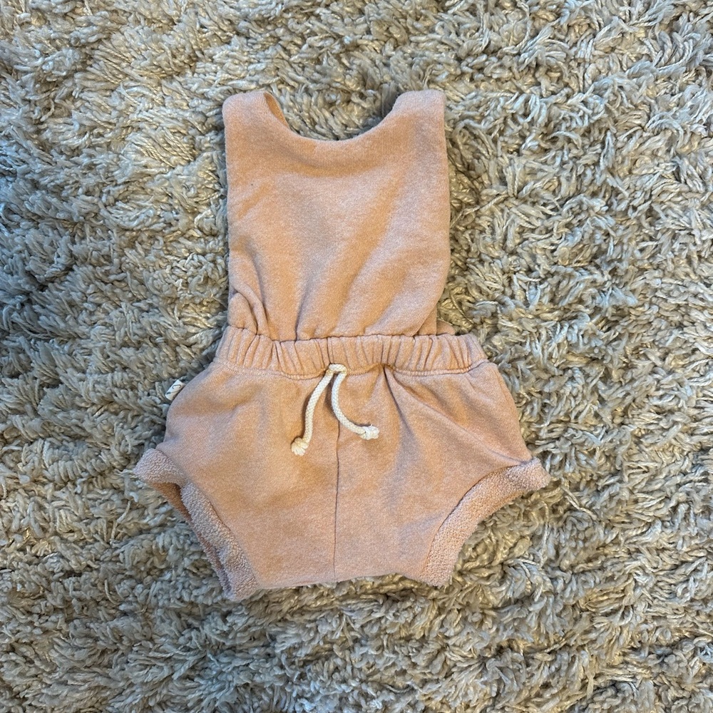 Childhoods Clothing Adorable Blush Pink Baby Romper